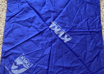 Blue bandana with KVKL logo