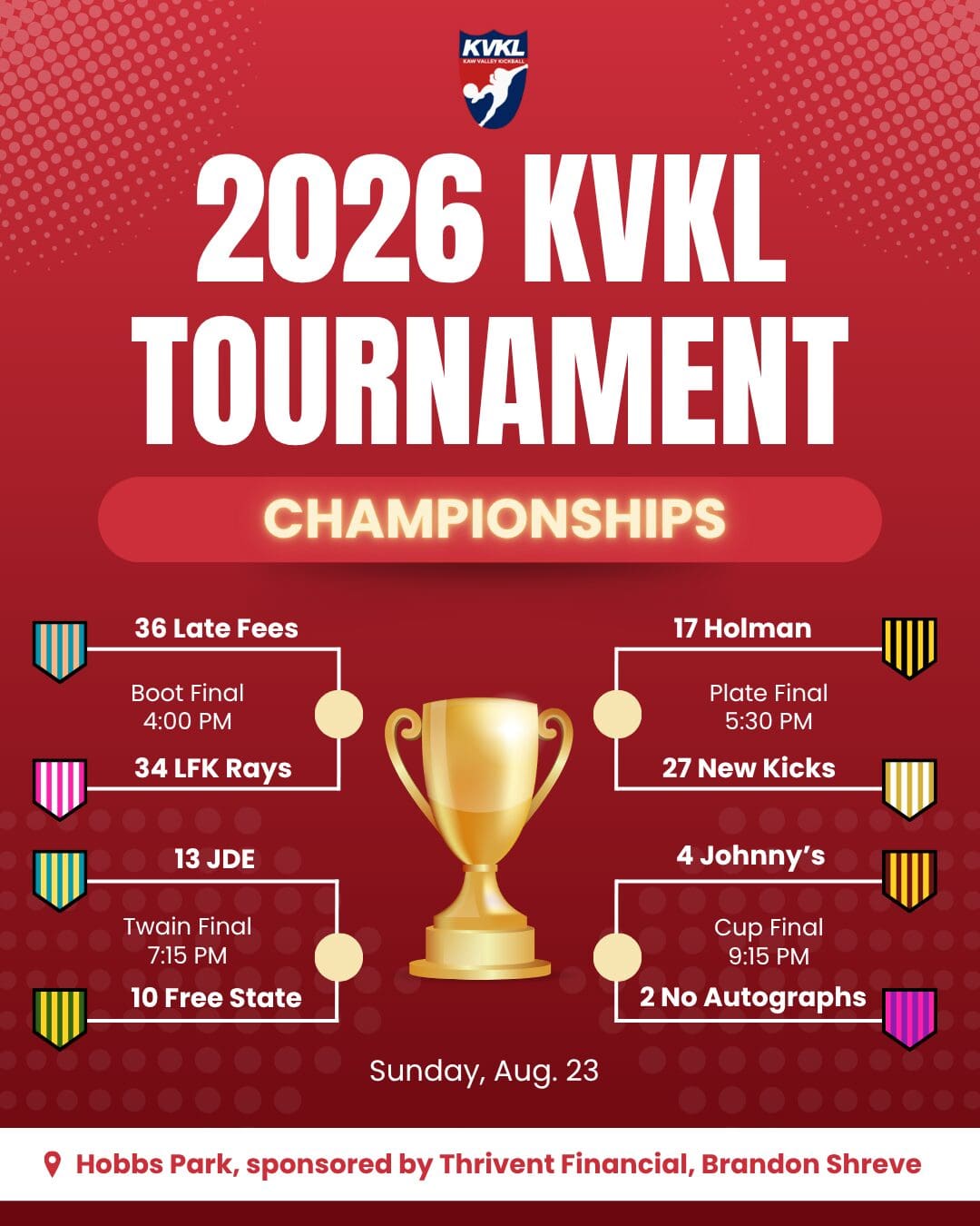 2026 KVKL Tournament Championships